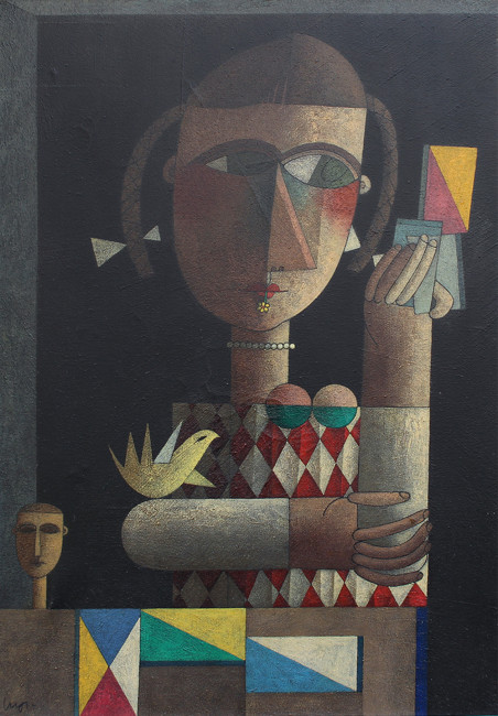 Menina e o passarinho     