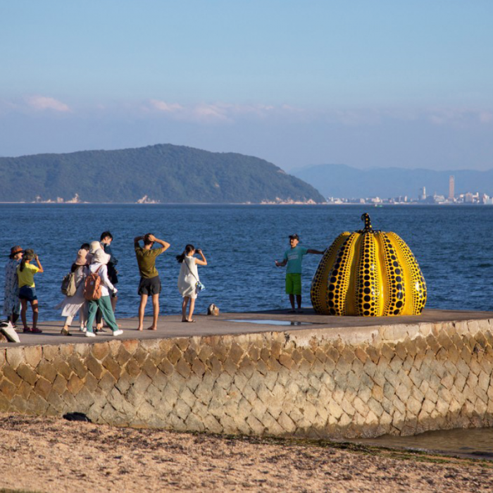 Escultura levada pela natureza 