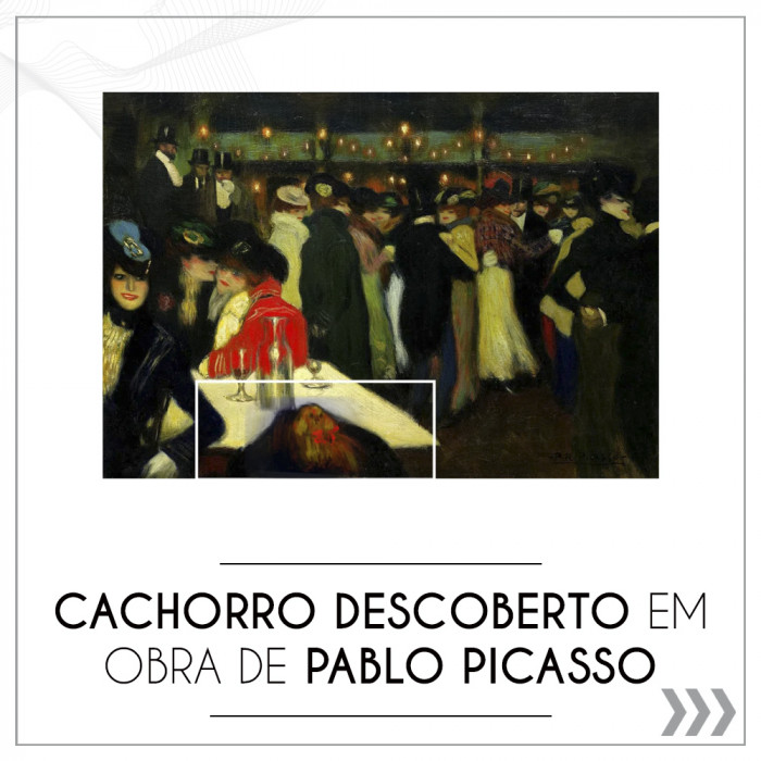 Cachorro descoberto em obra de Pablo Picasso