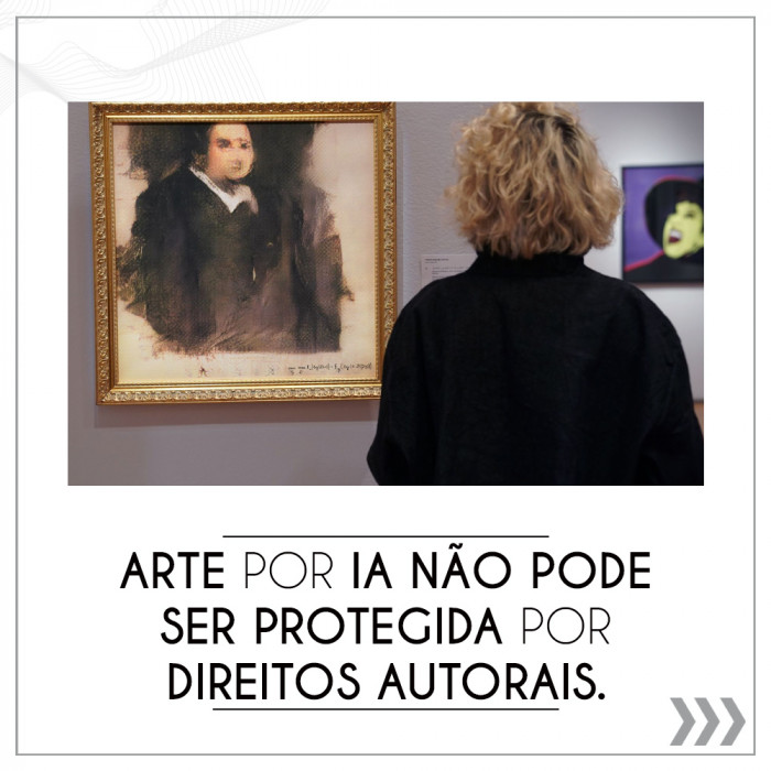 Arte por IA não pode ser protegida por direitos autorais.