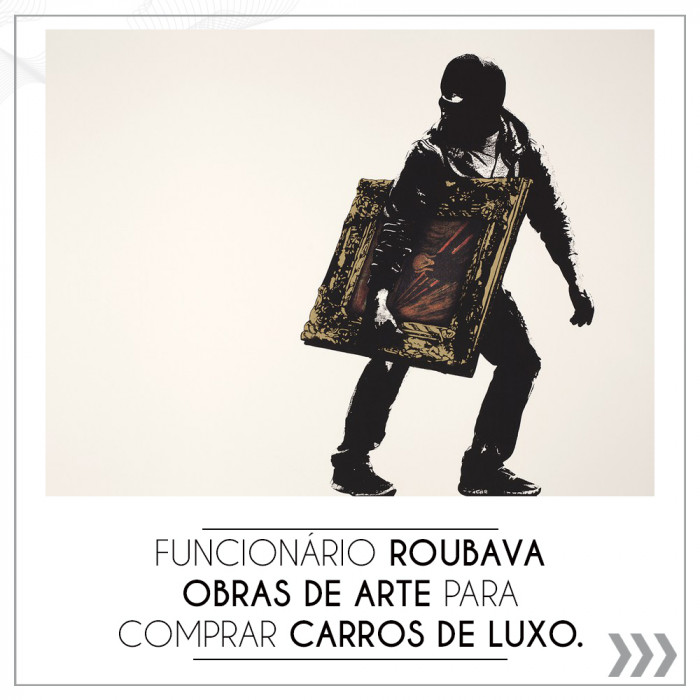 Funcionário de museu roubava obras de arte para comprar carros de luxo.