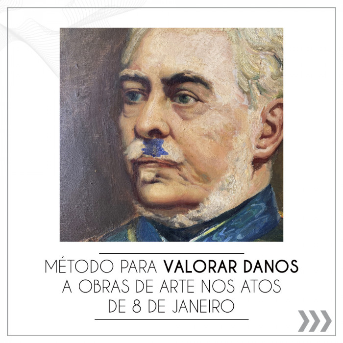 Método para valorar danos a obras de arte nos atos de 8 de janeiro