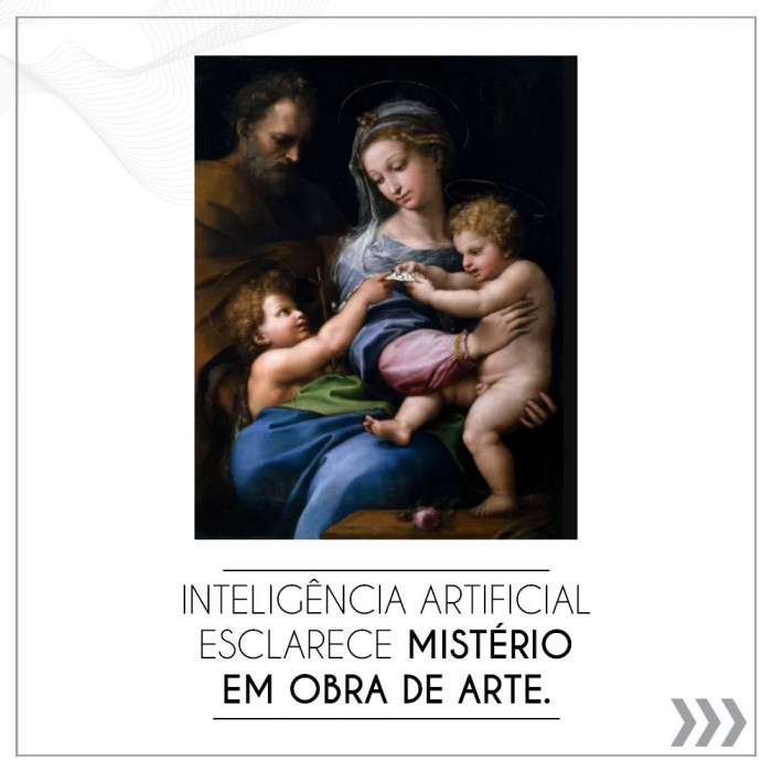 Inteligência artificial esclarece mistério em obra de arte. 