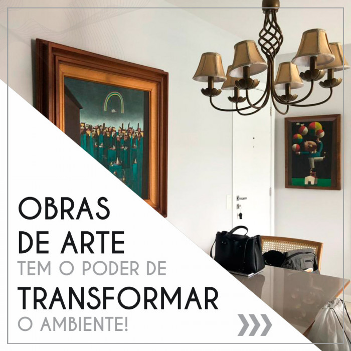 Obras de arte tem o poder de transformar o ambiente