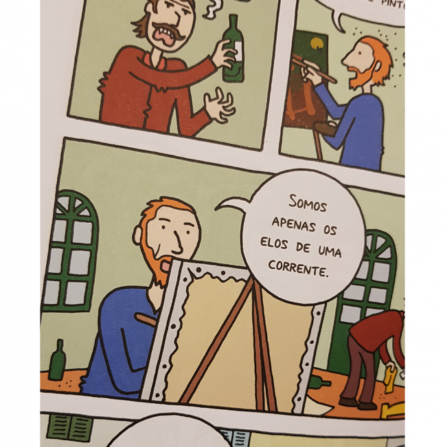Conheça o quadrinho de Vincent Van Gogh.