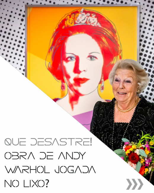 Que desastre, Obra de Andy Warhol jogada no lixo