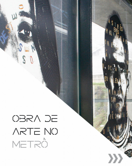 OBRA DE ARTE NO METRÔ