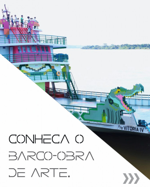 Conheça o Barco-obra de arte