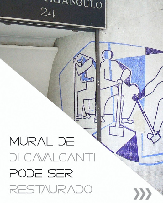 Mural de Di Cavalcanti pode ser restaurado