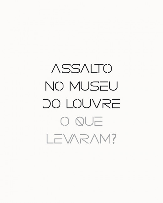 Assalto cinematográfico no Museu do Louvre