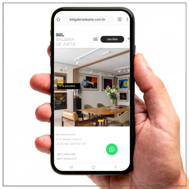 Comércio eletrônico de obras de arte cresce.